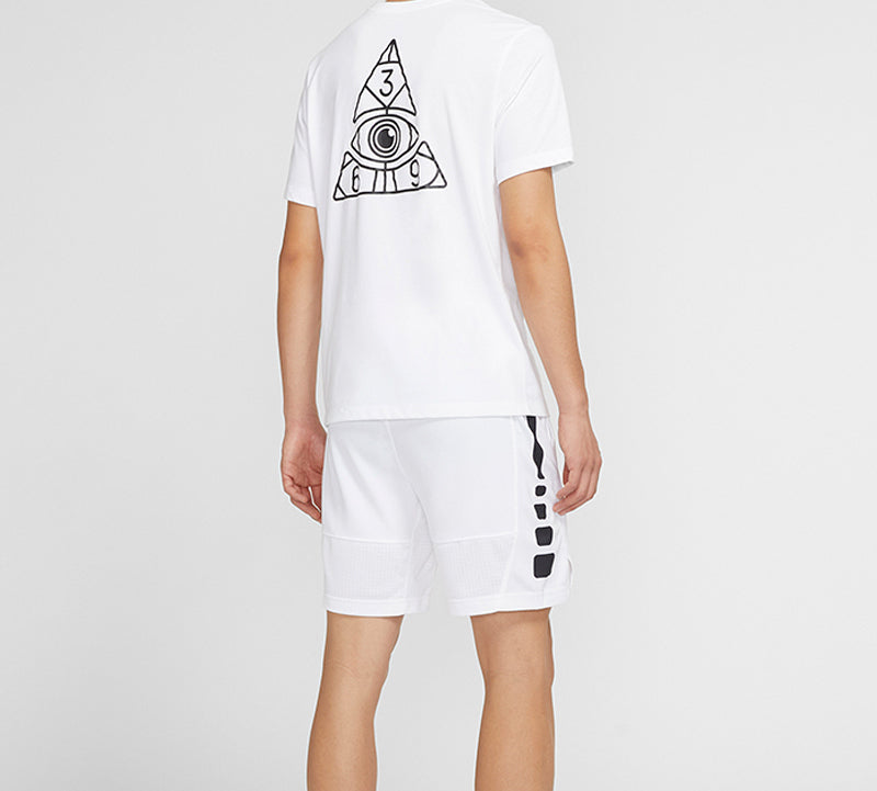 Men's Nike Basketball Sports White Shorts AT3394-100