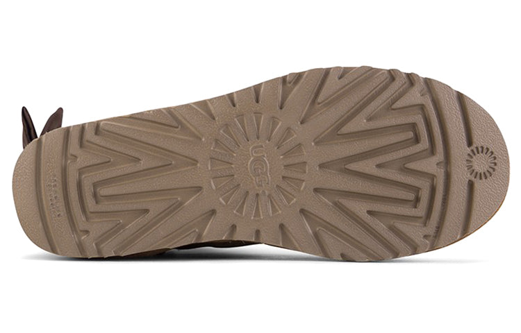 (WMNS) UGG Mini Bailey Bow II Glam Fleece Lined Brown 1103130-CHE