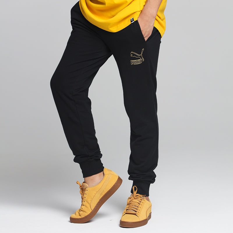 PUMA Essentials Metallic Pants 'Black' 597460-51