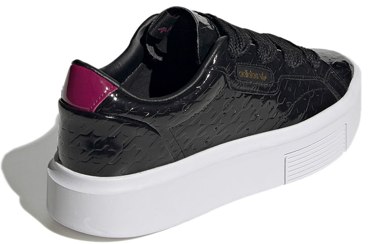 (WMNS) adidas originals Sleek Super 'Black White' FW4308