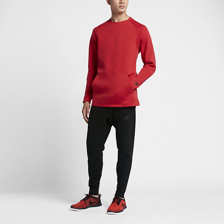 Apparel Sweaters Men Nike Tech Fleece Crewneck 805140-654