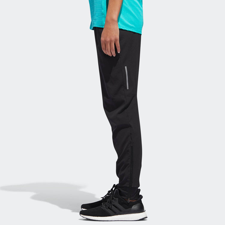 (WMNS) adidas Running Casual Fitness BreathableTatting Long Pants Black CW5773