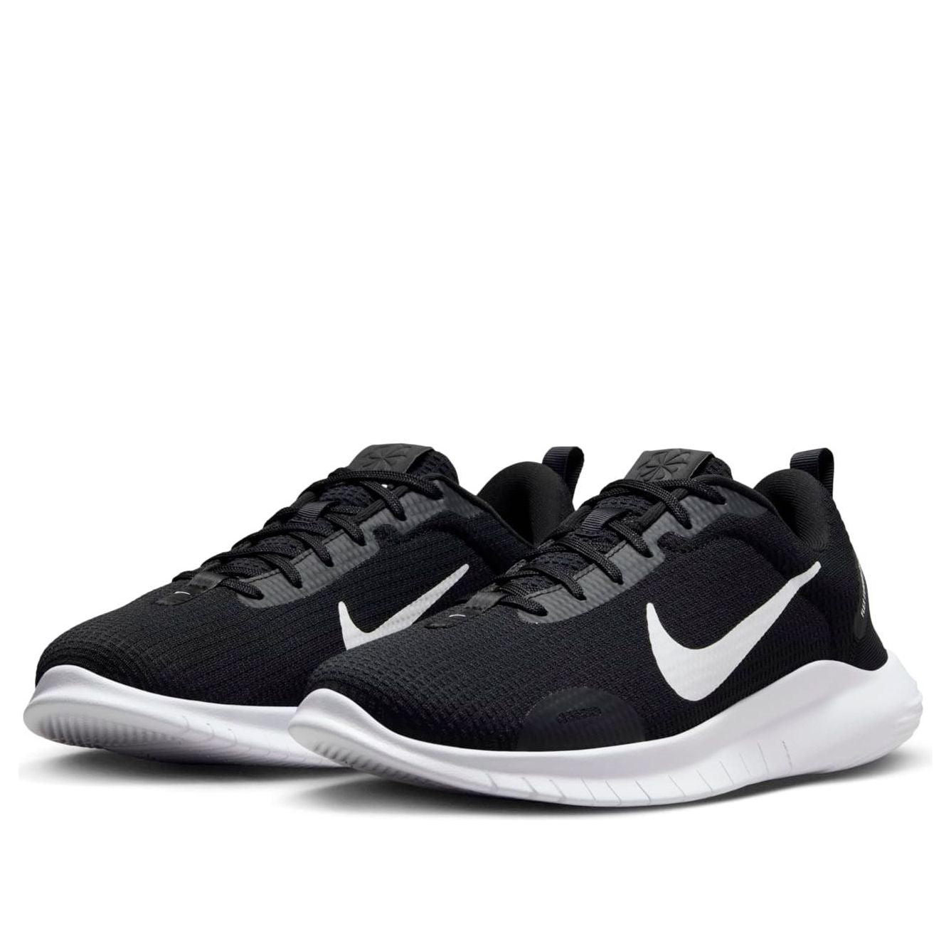 (WMNS) Nike Flex Experience Run 12 Extra Wide 'Black White' FZ4674-003