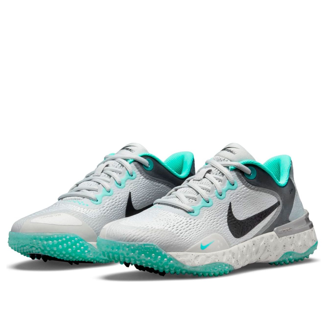 (WMNS) Nike Alpha Huarache Elite 3 Turf 'Photon Dust Dynamic Turquoise' CU8403-003
