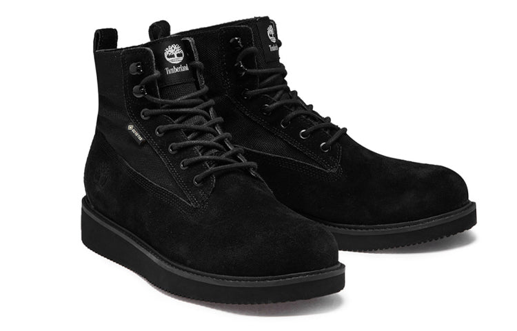 Timberland 6 Inch Premium Vibram Waterproof Wide-Fit Boots 'Black Suede' A2DW5W