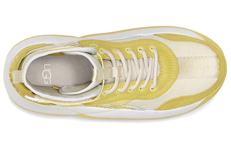 (WMNS) UGG LA Cloud Hi White Yellow 1108914-MWSS