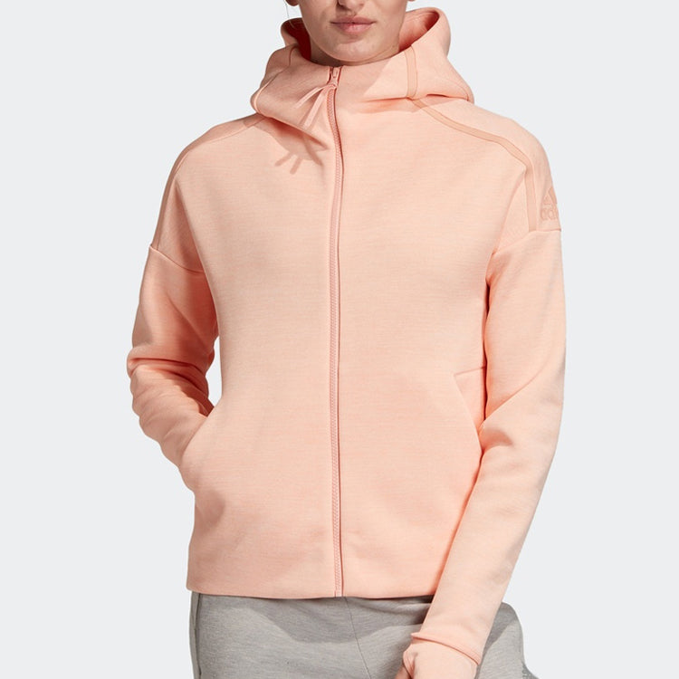 (WMNS) adidas Sports Hooded Coat Pink EK4323
