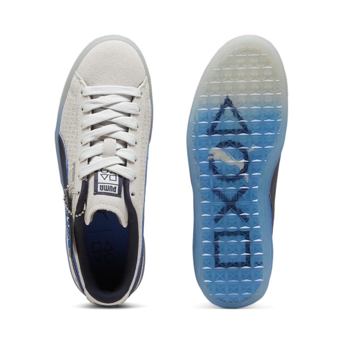 (GS) PUMA x PlayStation Suede 'Glacial Grey' 396655-01