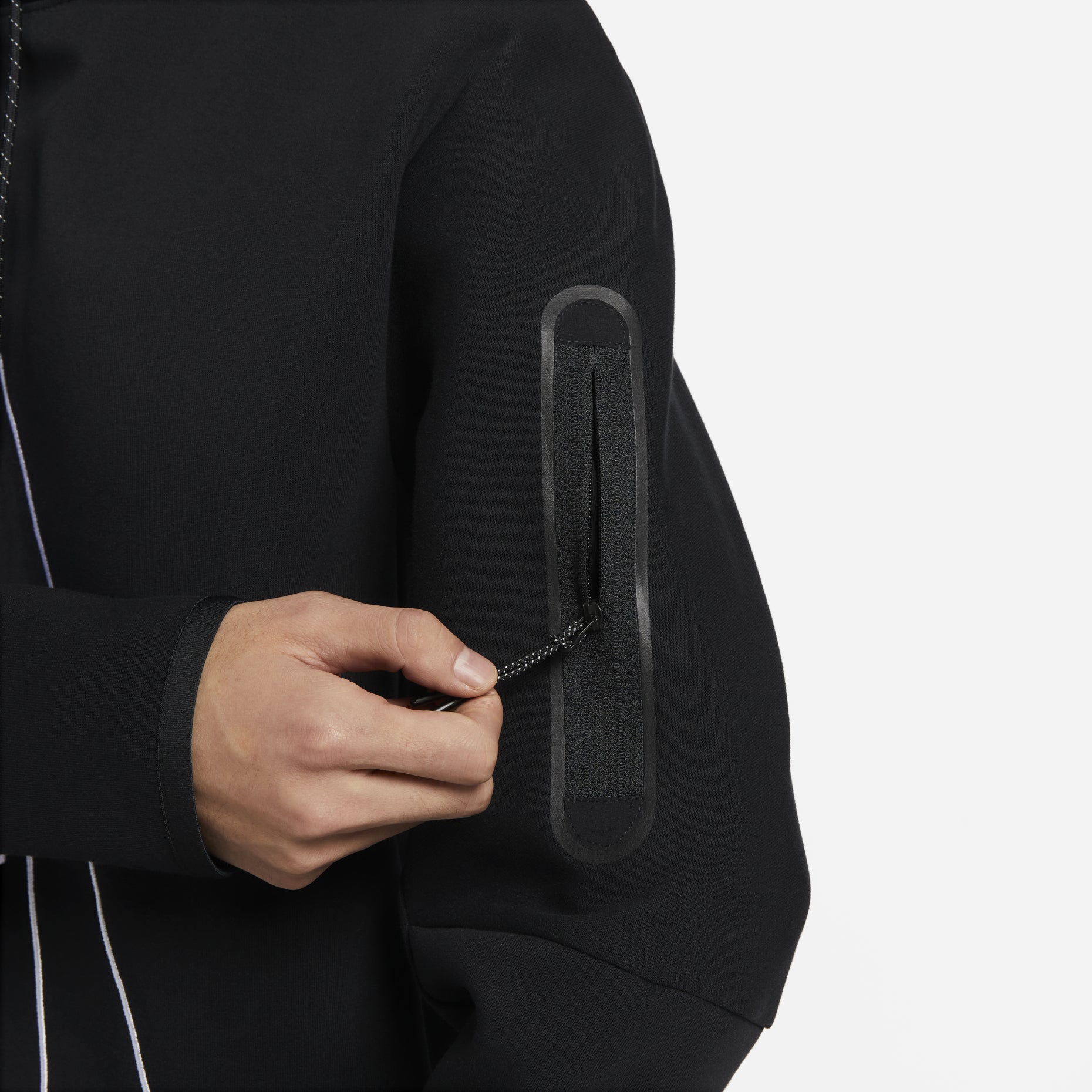 Nike Tech Fleece Pullover Graphic Hoodie 'Black' DX0578-010