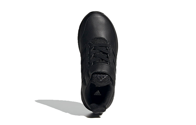 (GS) adidas Fortafaito Elastic Laces Top Strap K 'Black' FY6664