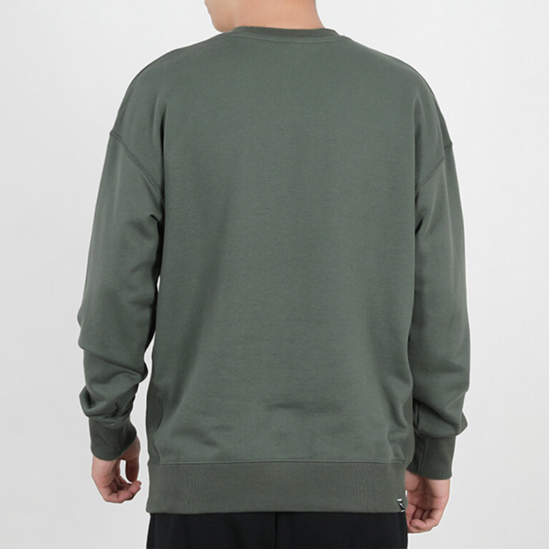 PUMA Downtown Crewneck Sweatshirt 'Green White' 599173-64