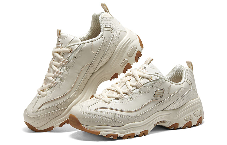(WMNS) Skechers D'Lites Good Neutral 'Beige' 149807-OFWT