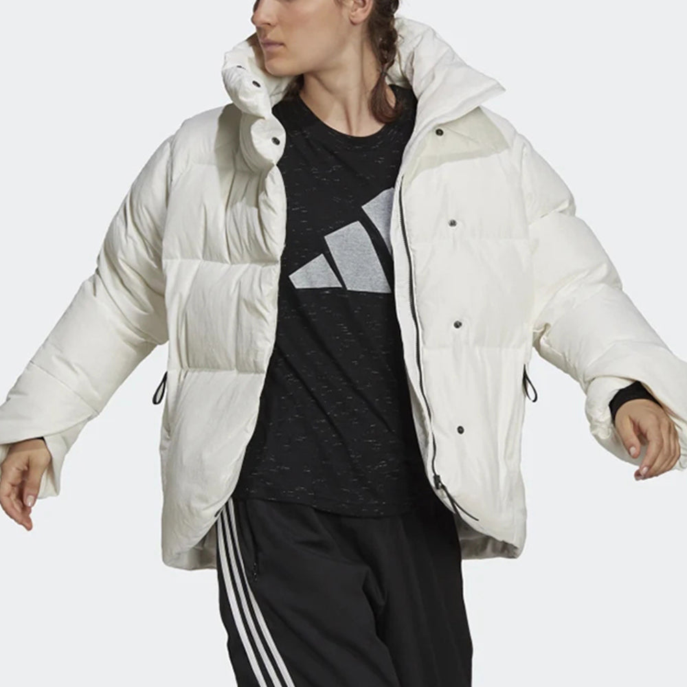 (WMNS) adidas Big Baffle Jacket Asia Sizing 'White' GT6542
