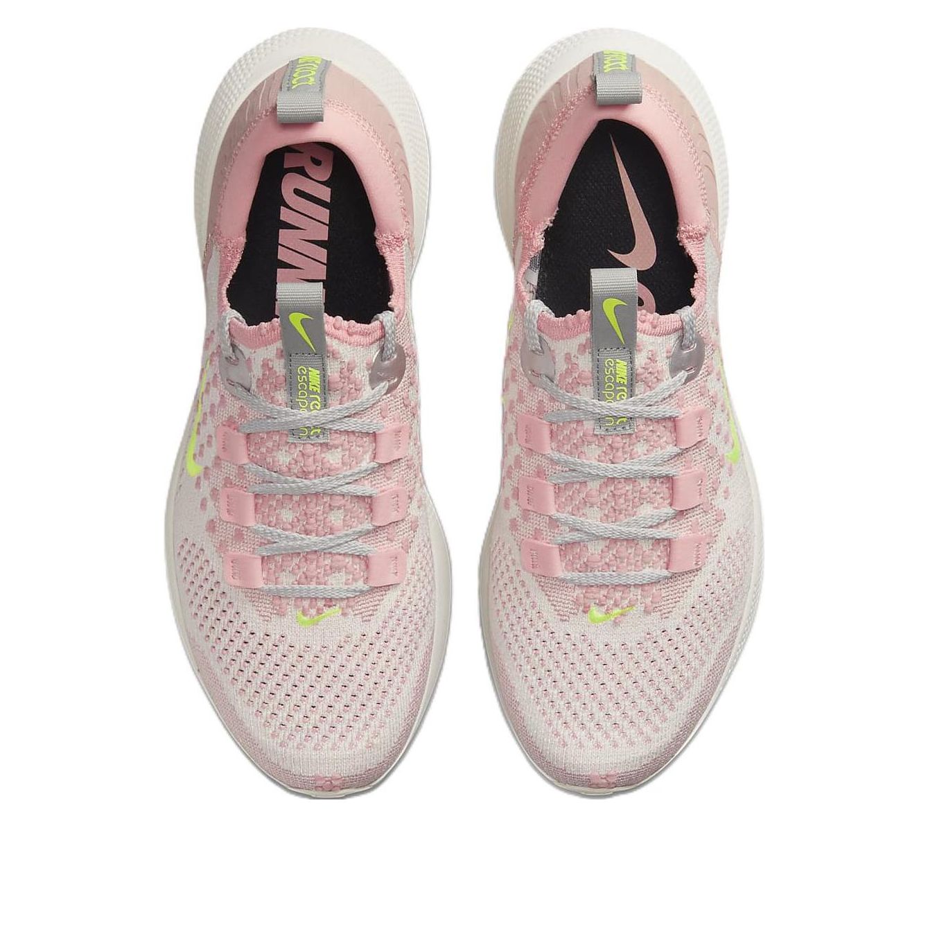 (WMNS) Nike React Escape Run Flyknit 'Pink Oxford Volt' DC4269-101