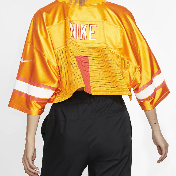 (WMNS) Nike Lab Collection Rugby Short Sleeve 'Yellow' AR5967-833