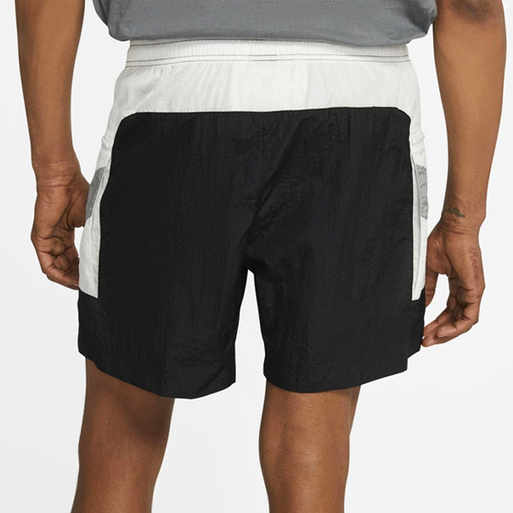 Nike Side Pocket Colorblock Casual Shorts Black White Gray CJ4937-121