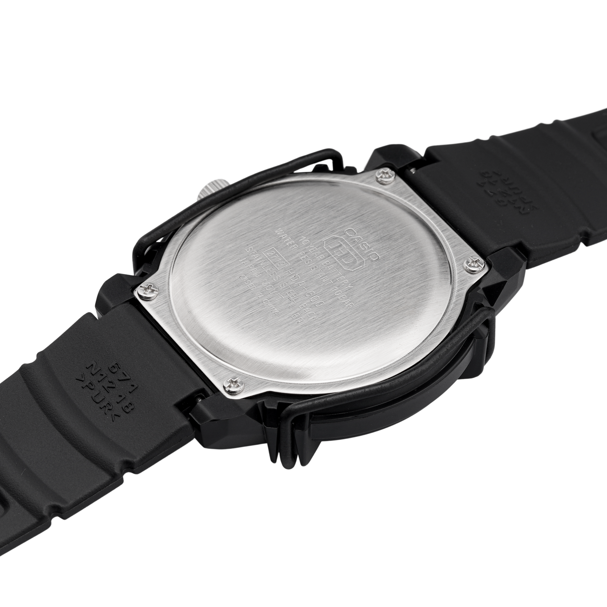 CASIO YOUTH Series Resin Quartz Waterproof Mens Black Analog HDA-600B-7BV
