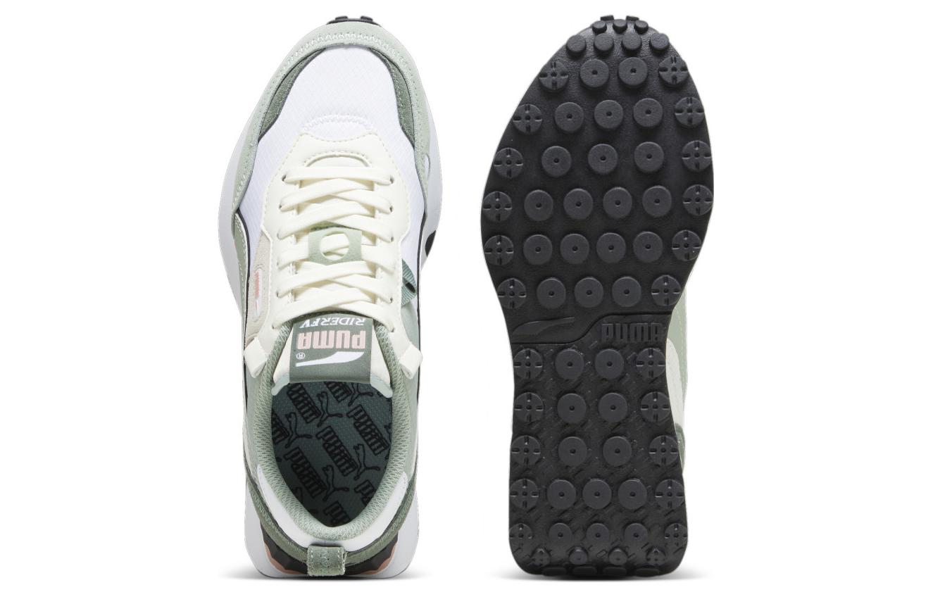 (WMNS) PUMA Future Rider FV Vintage Trainers 'Green White' 387672-30