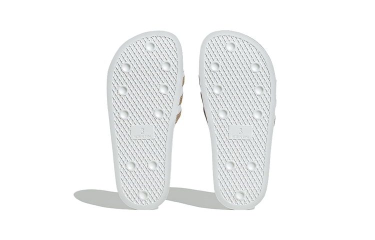 (GS) adidas Originals Adilette Slides 'Cloud White Multicolor' HQ8547