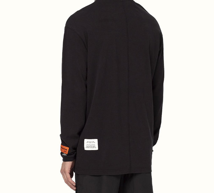 HERON PRESTON bird-print long-sleeved Tee HMAB013S209130211088