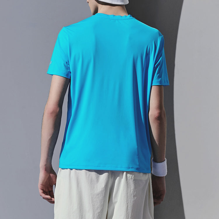 FILA Alphabet Printing Short Sleeve Blue A11M022103F-BU