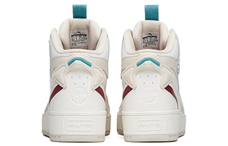 (WMNS) ANTA Fashion Series Sneakers High 'Light Grey' 122148013R-2