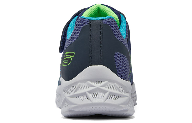 (GS) Skechers Microspec II Trainers 'Navy Blue' 403922L-NVLM