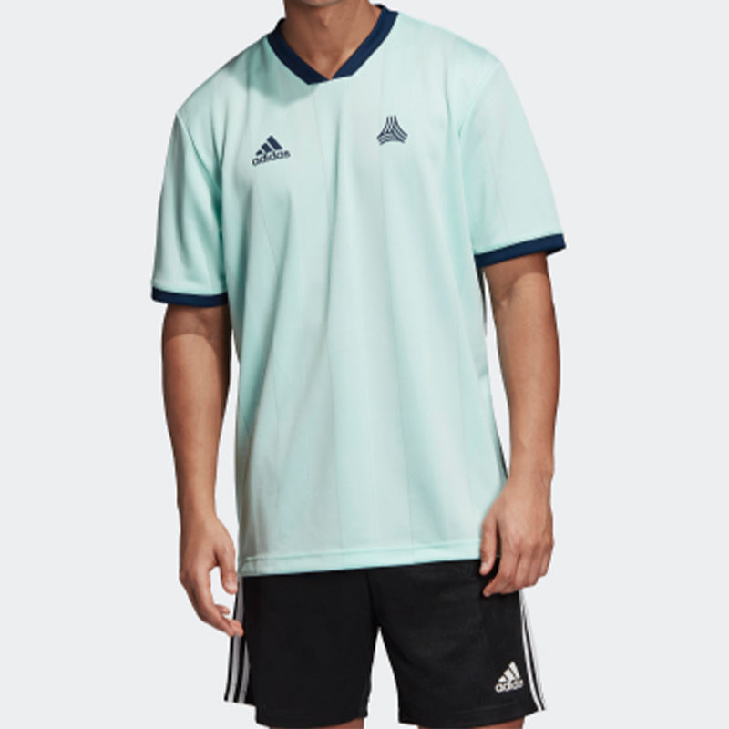 adidas Soccer/Football Sports Round Neck Short Sleeve Jersey Mint Green DP2703
