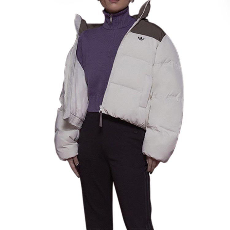 (WMNS) adidas Short Down Jacket 'White' IU4813