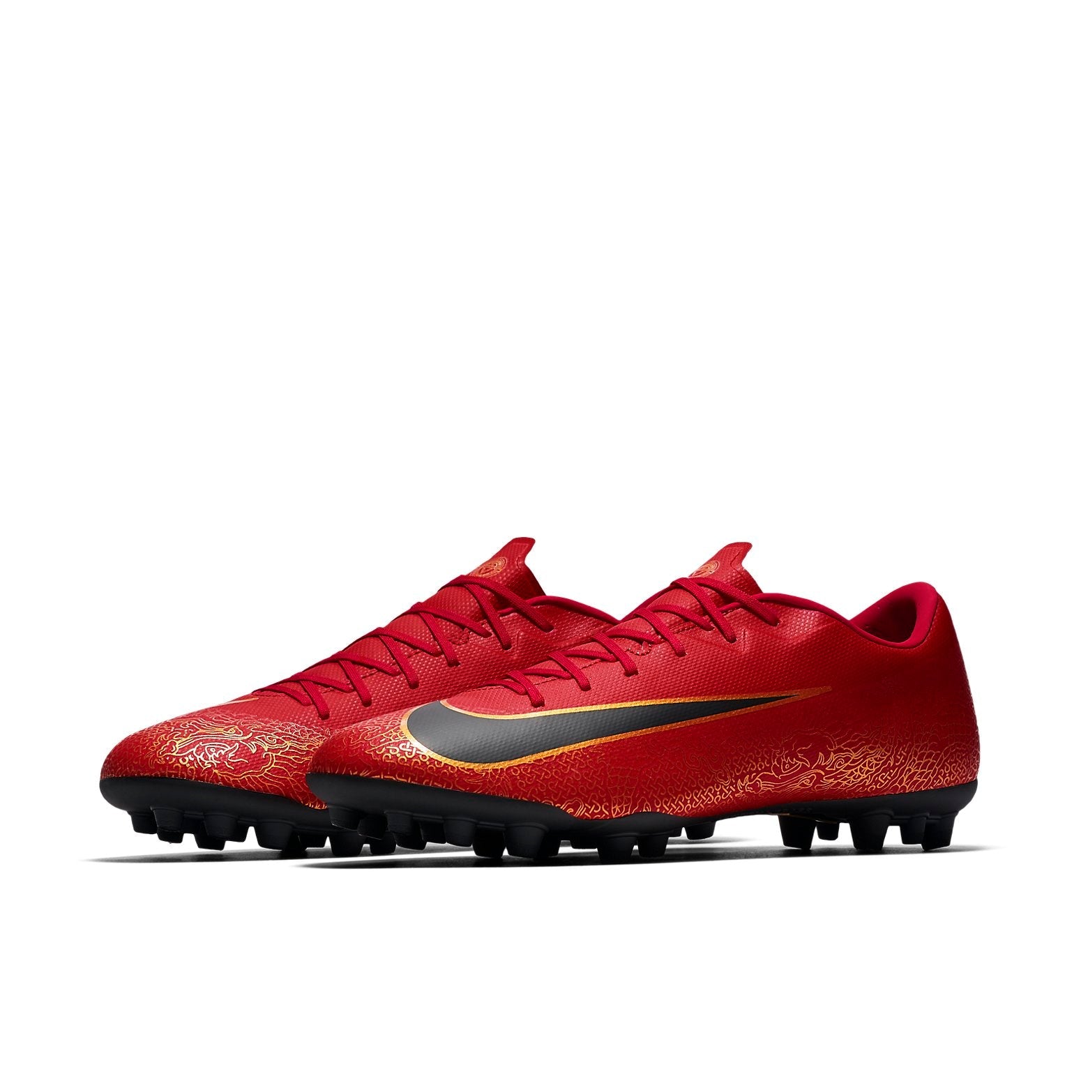 Nike Vapor 12 Academy CR7 AG-R 'Red Gold Black' AQ0336-601