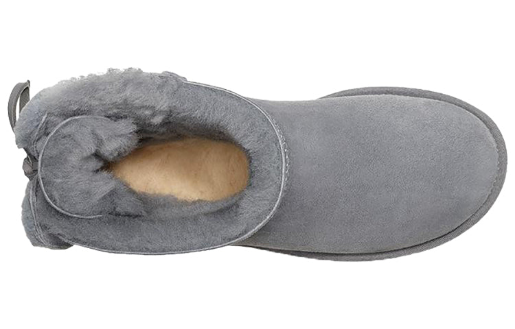 (WMNS) UGG Classic Double Bow Mini 'Geyser' 1103652-GYS