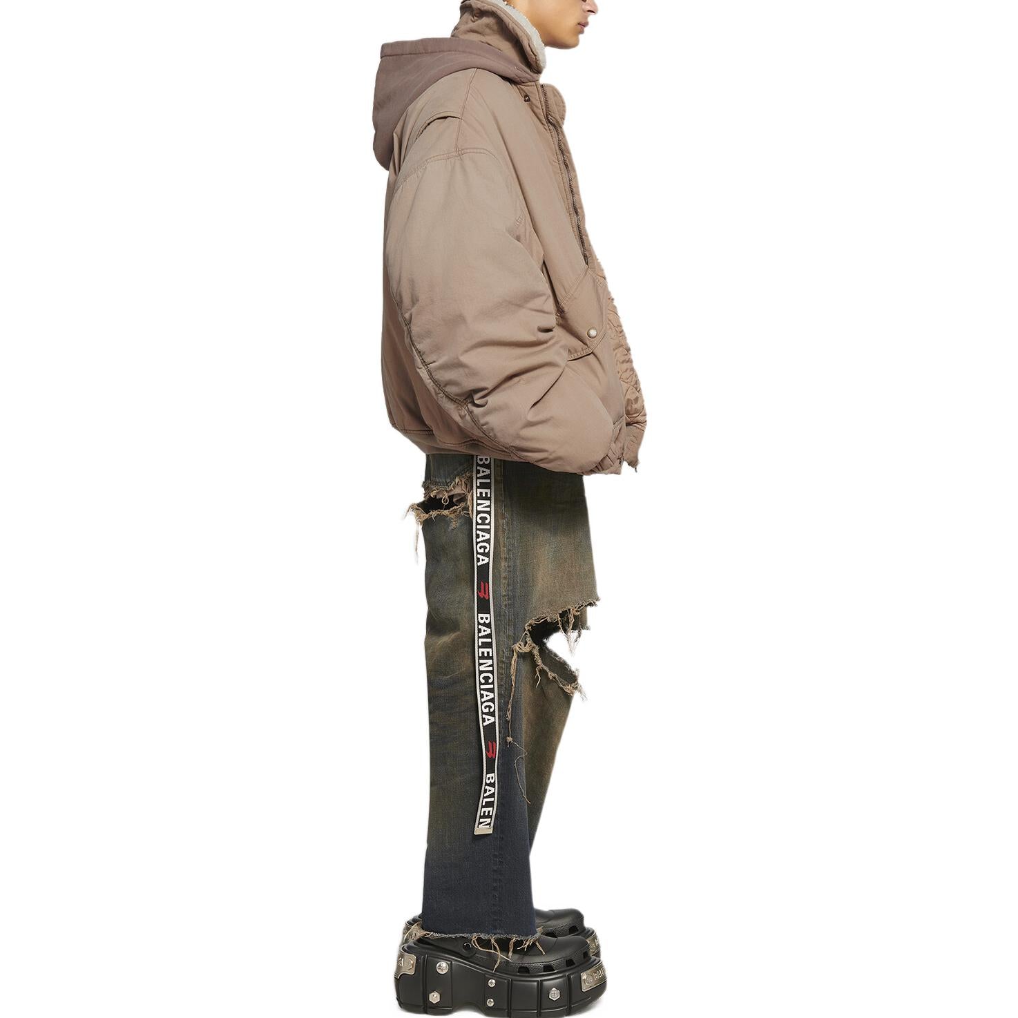 Balenciaga Cotton Ripstop Unity Bomber Jacket 'Beige' 698837TLP039577