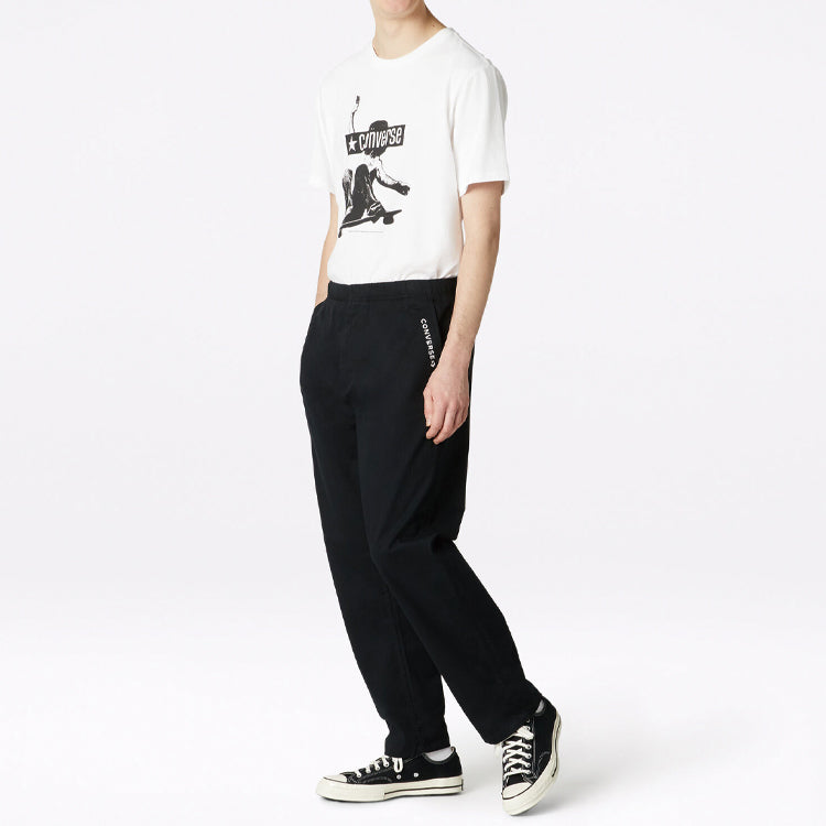 Converse Easy Waist Woven Pants Asia Sizing 'Black' 10018387-A02