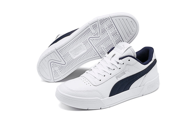 (GS) PUMA Caracal Casual Sneakers White/Blue 370529-07