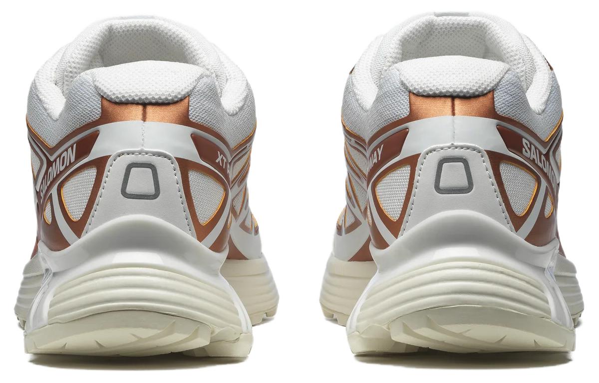 SALOMON XT-Pathway Metallic Sneakers 'White Ftw Copper Almond Milk' 474389