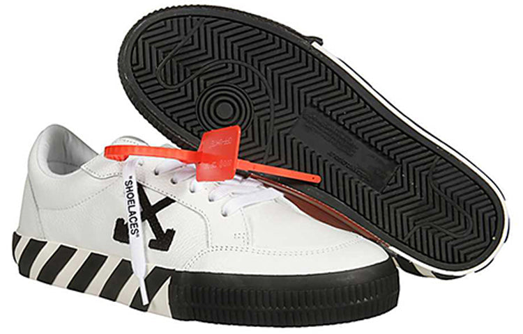 Off-White Vulcanized Low 'White Black' OMIA085F19D680010110