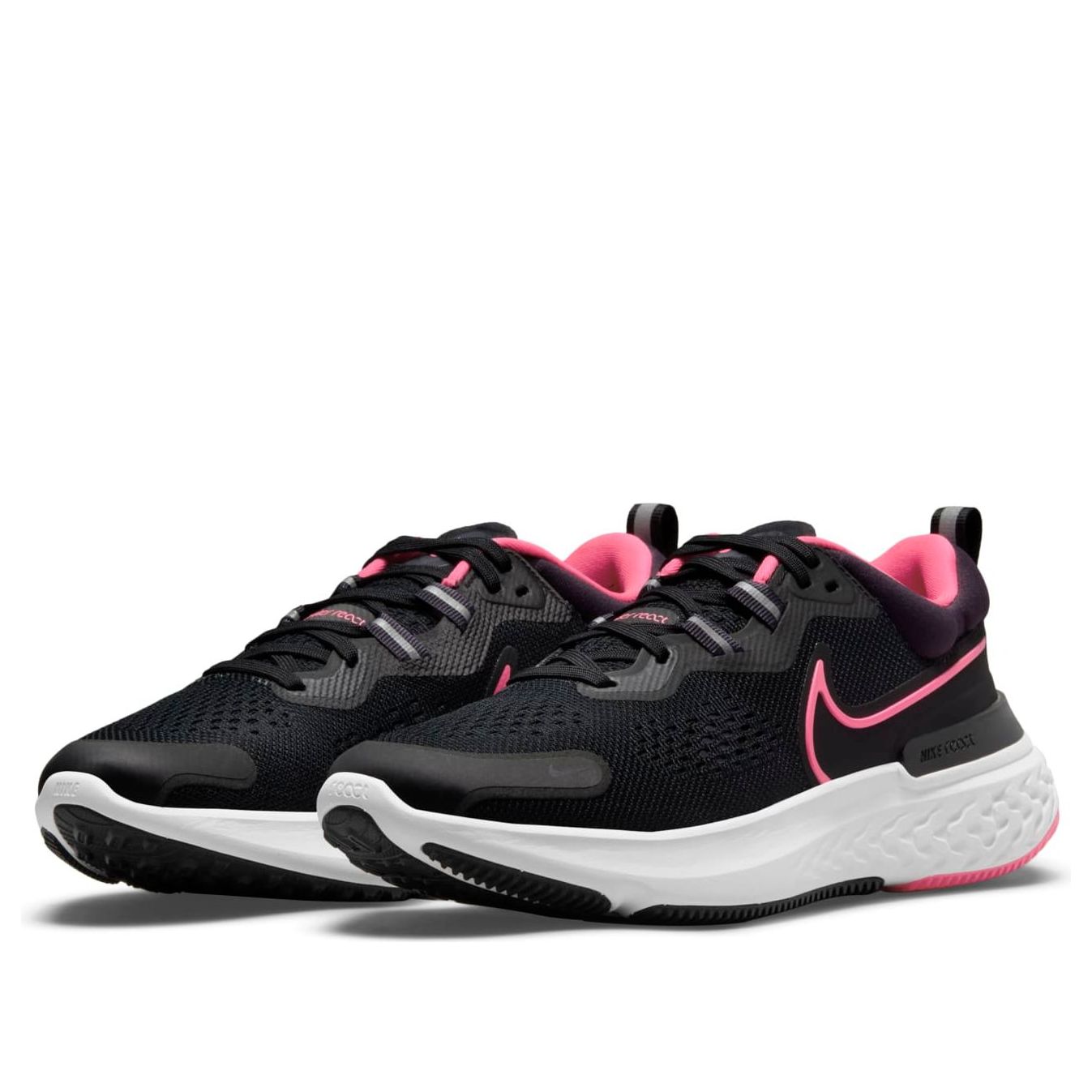 (WMNS) Nike React Miler 2 Black/Pink CW7136-003