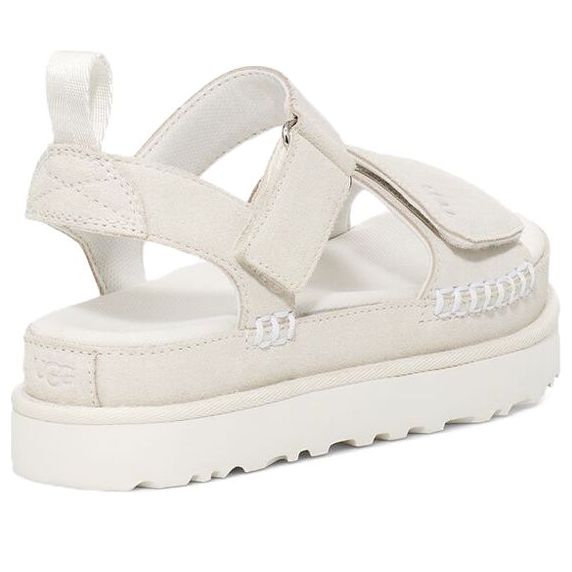 (WMNS) UGG Goldenstar Flatform Sandal 'White' 1117954-WHT