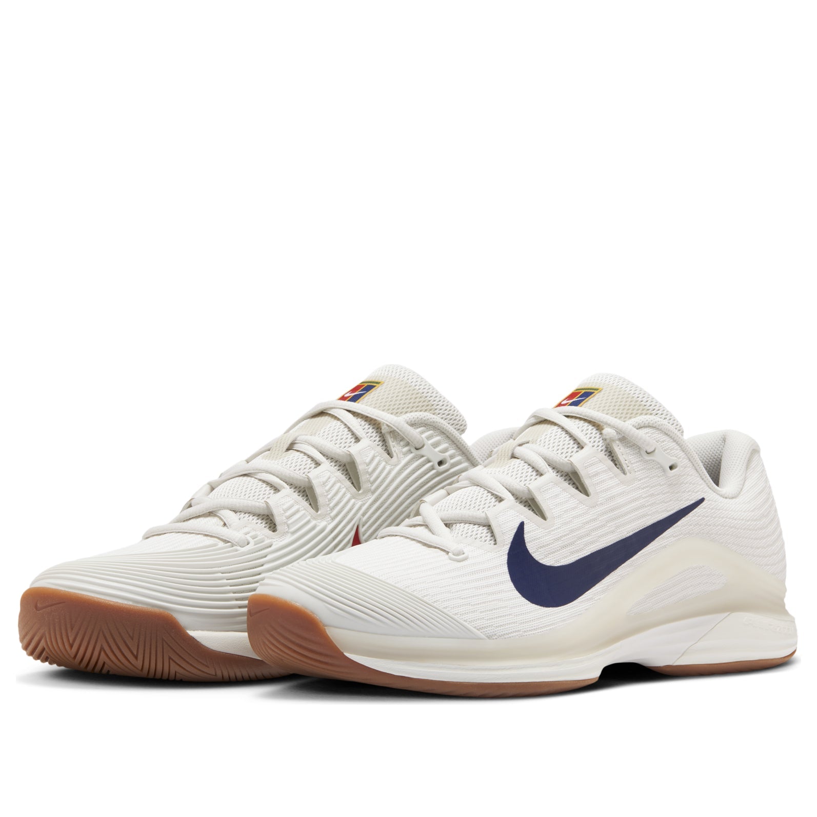 Nike Court Air Zoom Vapor 12 HC 'Summit White Phantom Gum Medium Brown Binary Blue' FV5552-100