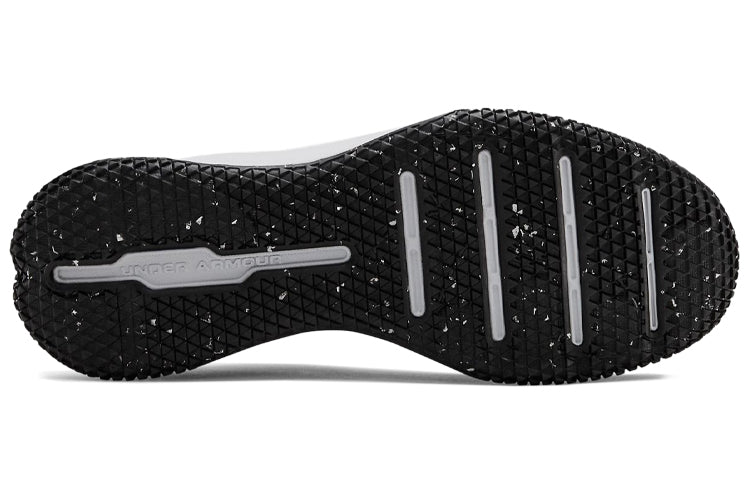 (GS) Under Armour X Level Mainshock Splatter Sneakers Black/White 3022523-002