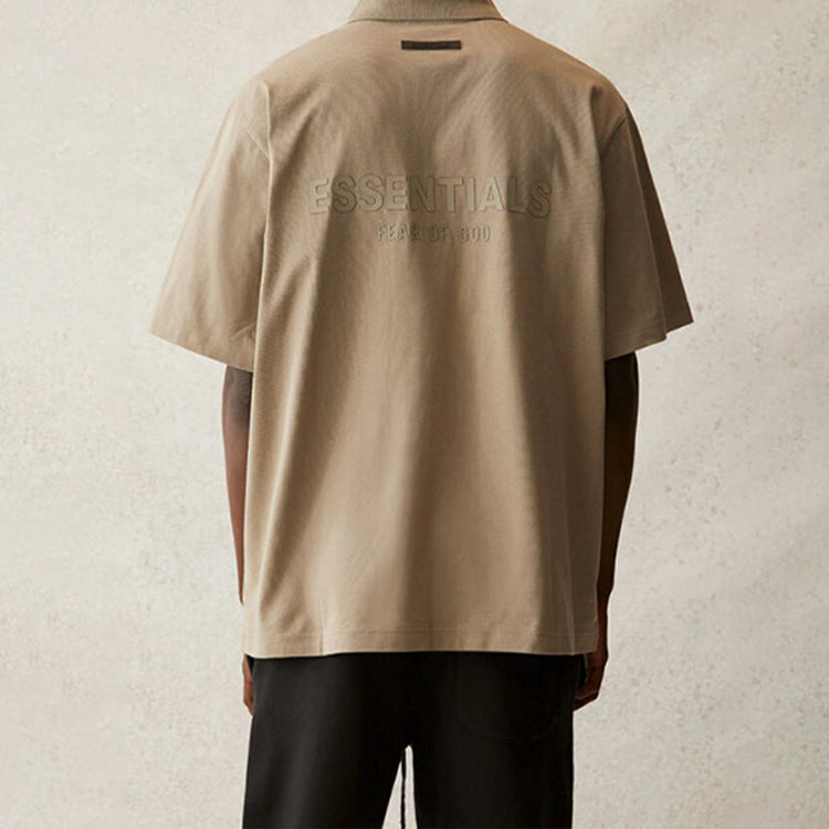 Fear of God Essentials SS21 Polo Shirt 'Moss' FOG-SS21-583