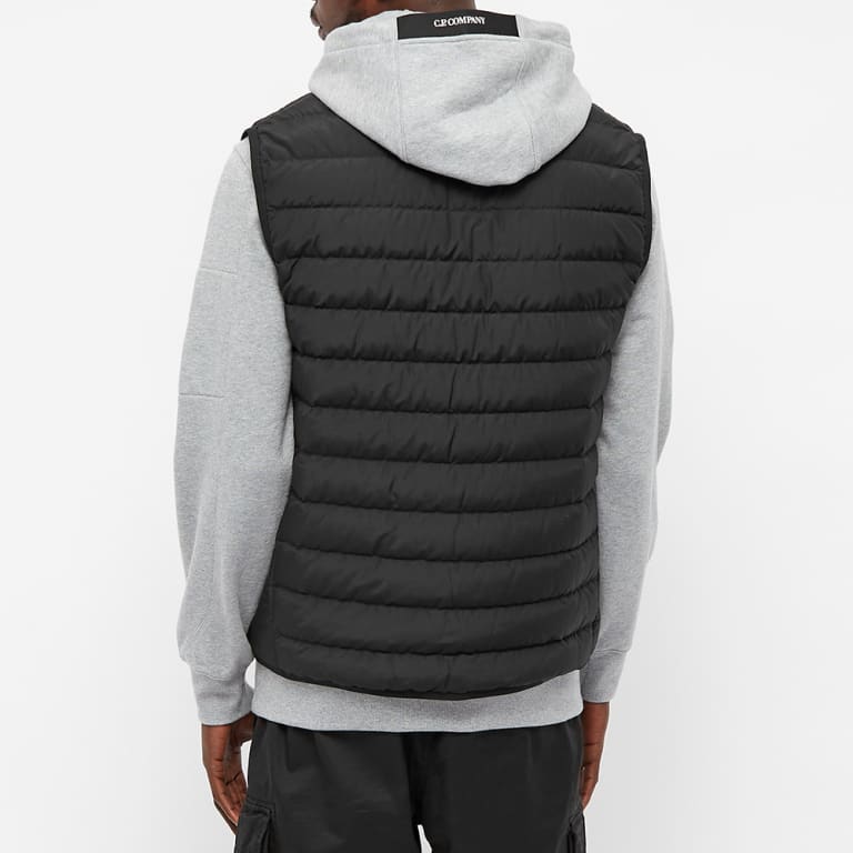 STONE ISLAND Sleeveless Realdown Vests 'Black' 7515G0725-V0029