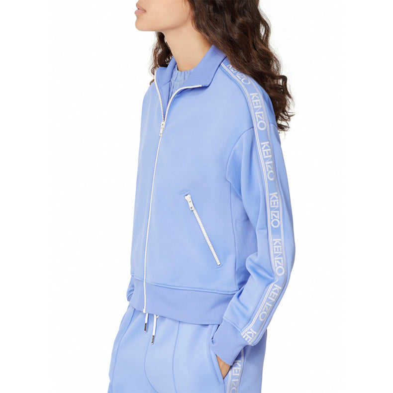 KENZO Alphabet Logo Pattern Sports Long Sleeves Jacket Blue F962BL756950-66