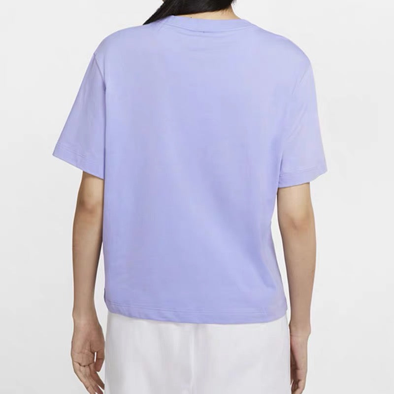 (WMNS) Nike Sportswear Essentials Embroidery Logo 'Light Purple' CT2588-569