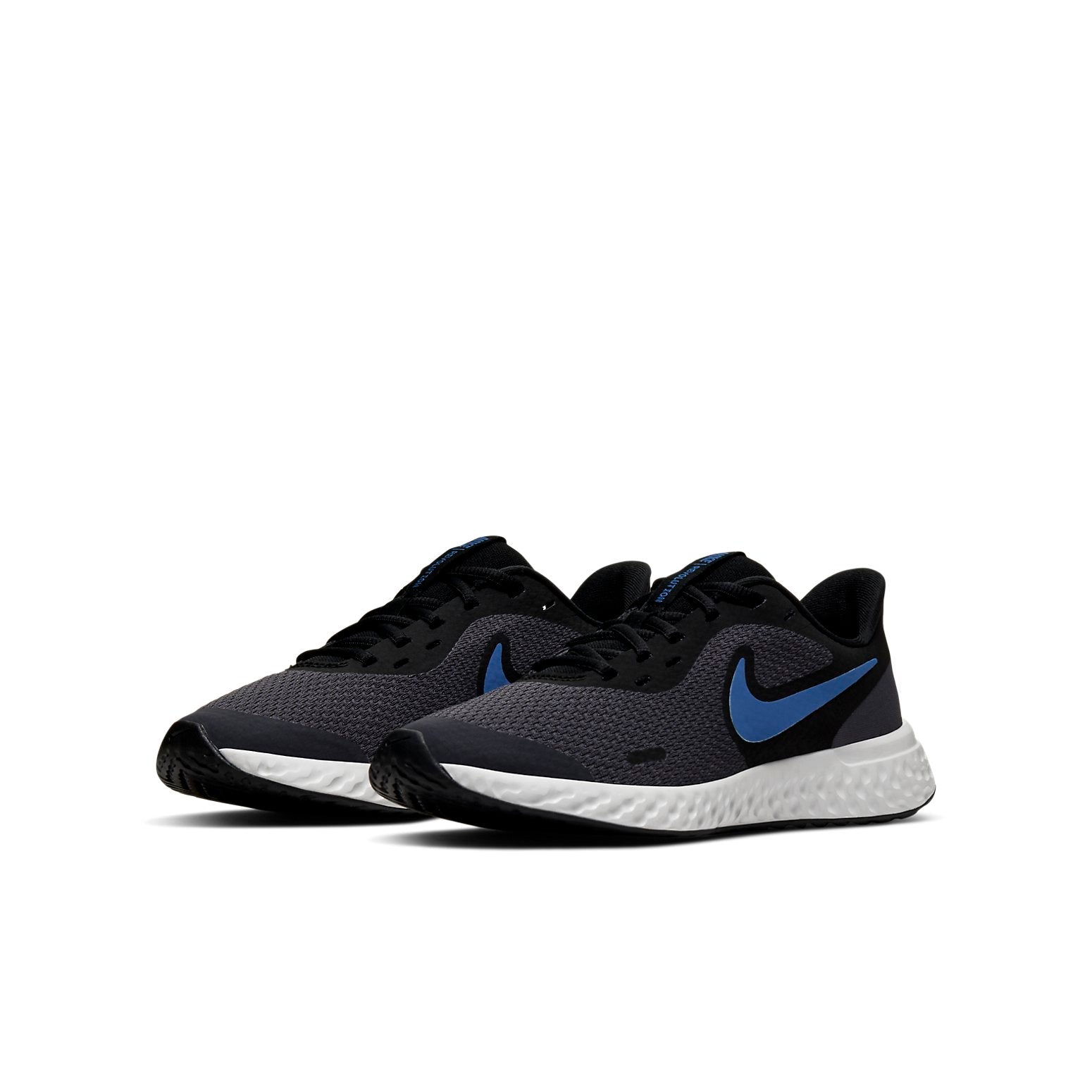 (GS) Nike Revolution 5 Low-Top Black/Blue BQ5671-009