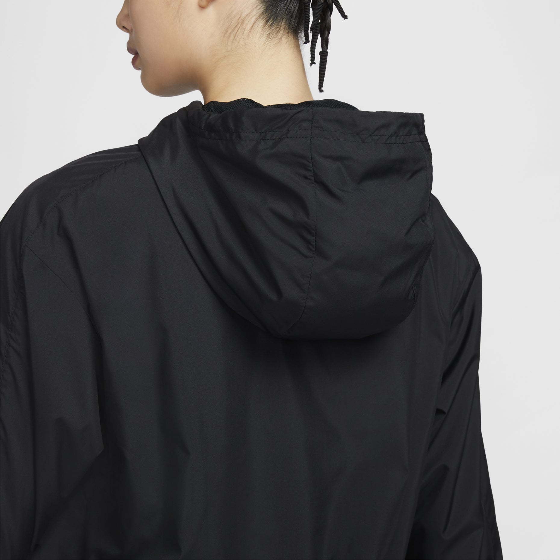 (WMNS) Nike Sportswear Classic Woven Jacket 'Black' FV6299-010