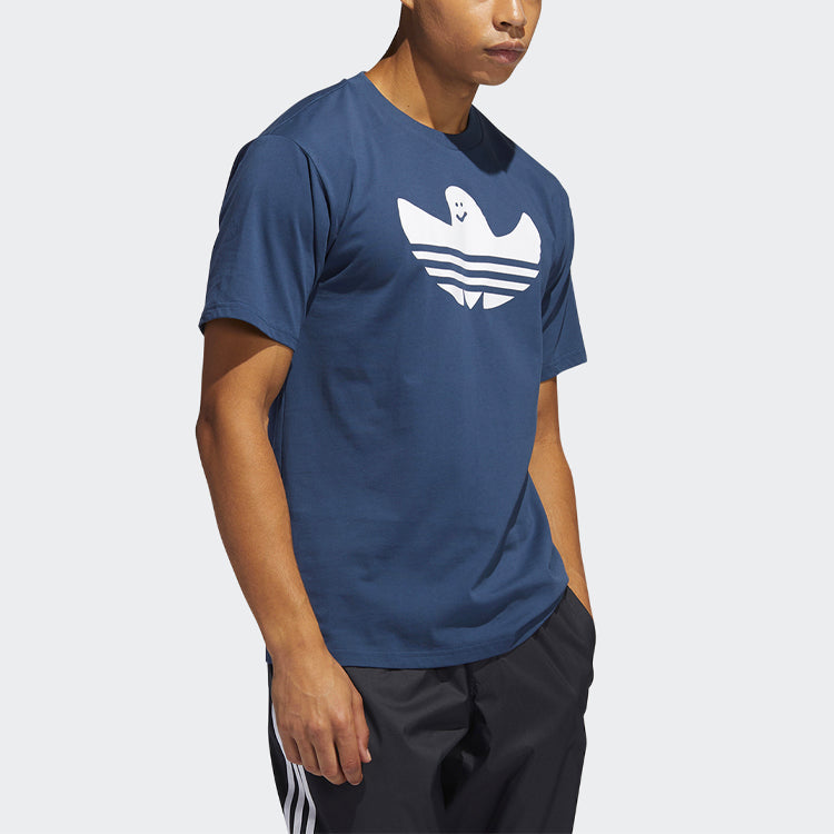 adidas originals Unisex G Shmoo Ss Logo Short Sleeve Blue GL9955