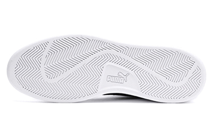 PUMA Smash V2 Buck Casual Board Shoes Black/White 365160-07