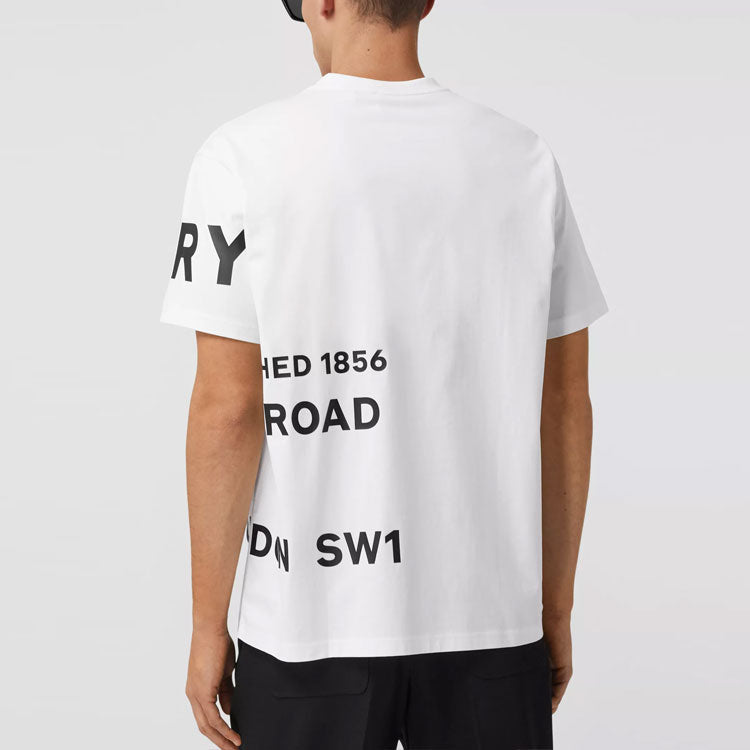 Burberry SS21 Horseferry Logo Men's White 80406911