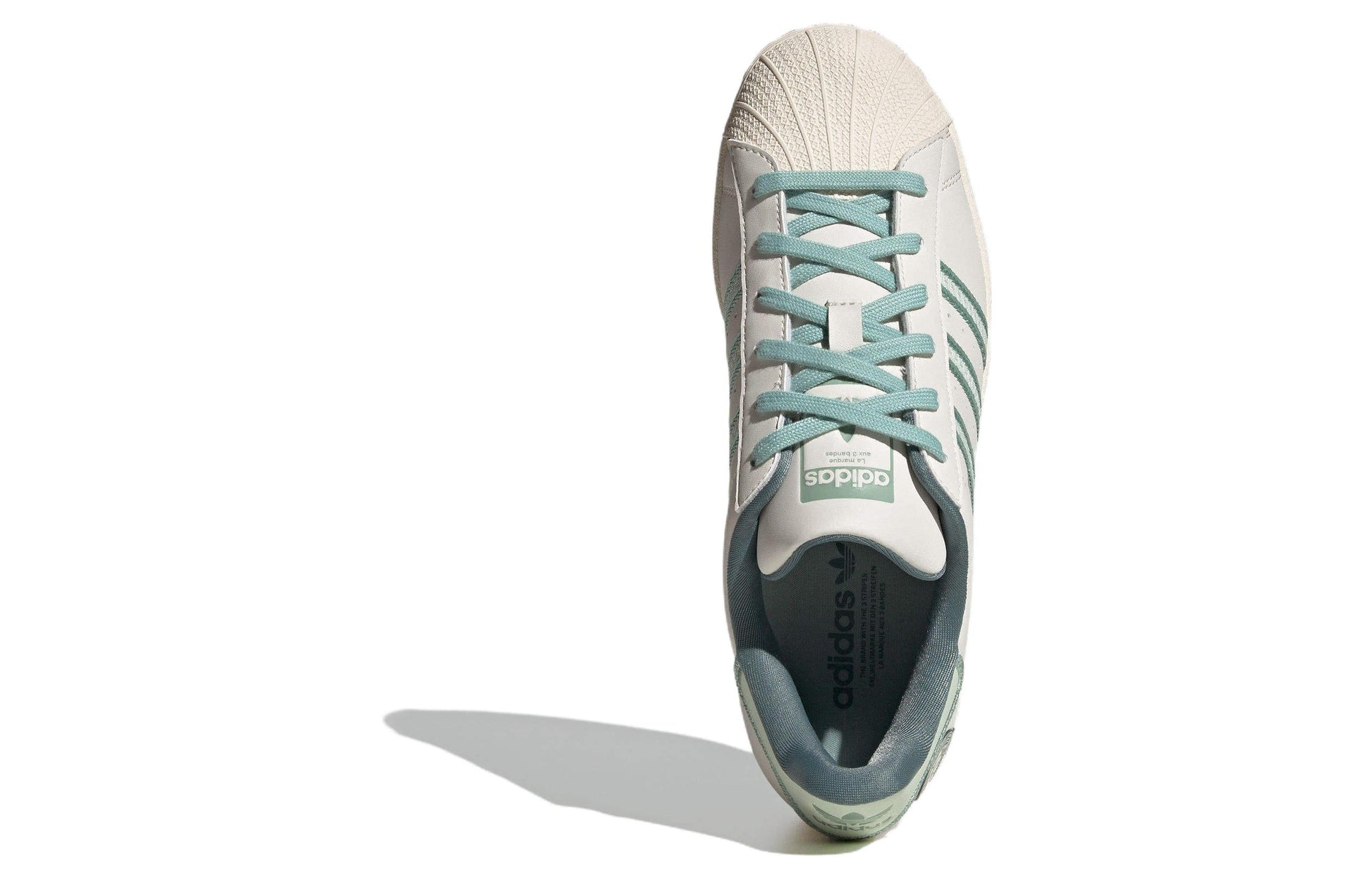 (WMNS) adidas originals Superstar 'Light Green Beige' IE5532